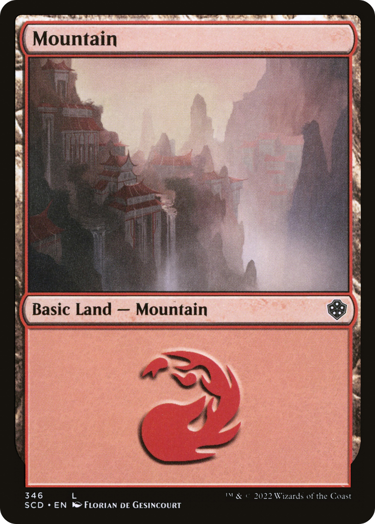 Mountain (346) [Starter Commander Decks] | Yard's Games Ltd