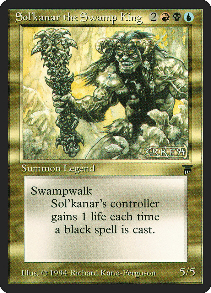 Sol'kanar the Swamp King [Legends] | Yard's Games Ltd