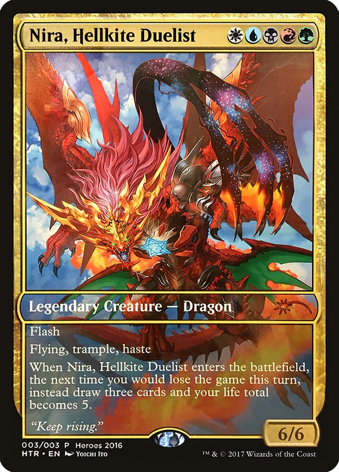 Nira, Hellkite Duelist [Heroes of the Realm] | Yard's Games Ltd