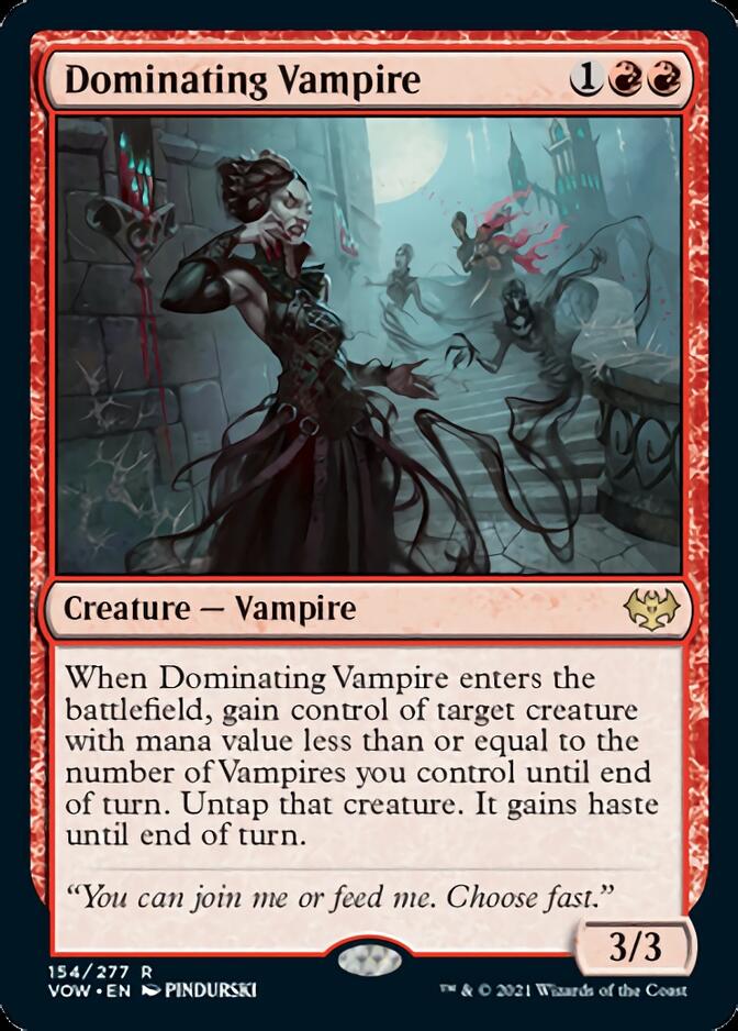 Dominating Vampire [Innistrad: Crimson Vow] | Yard's Games Ltd