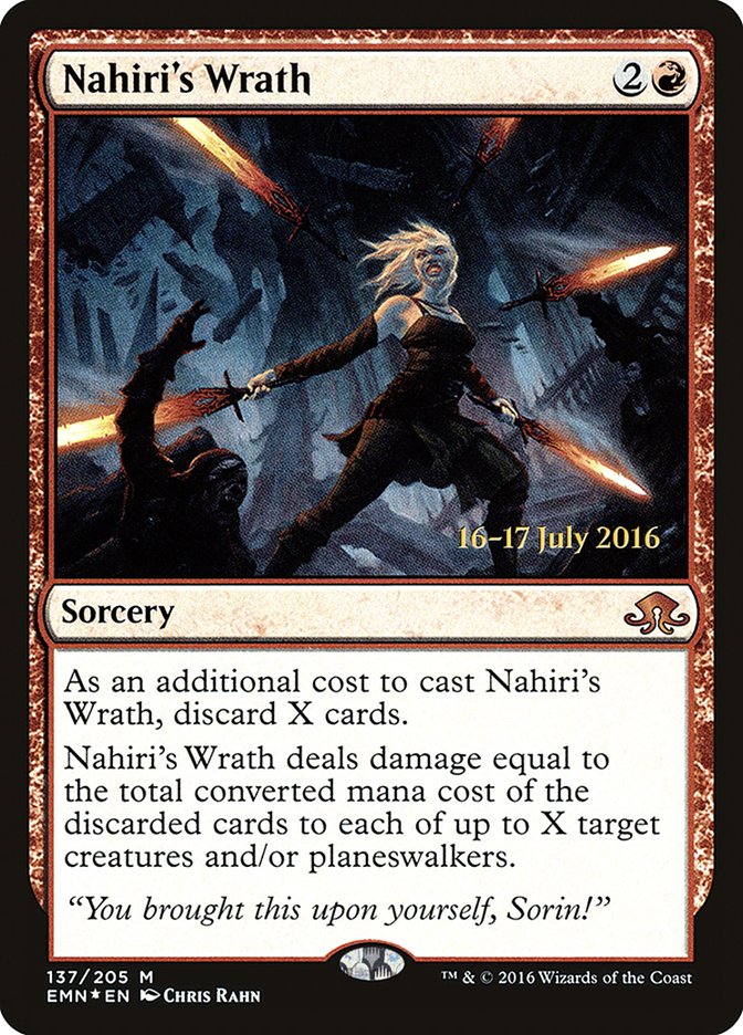 Nahiri's Wrath (Prerelease) [Eldritch Moon Promos] | Yard's Games Ltd