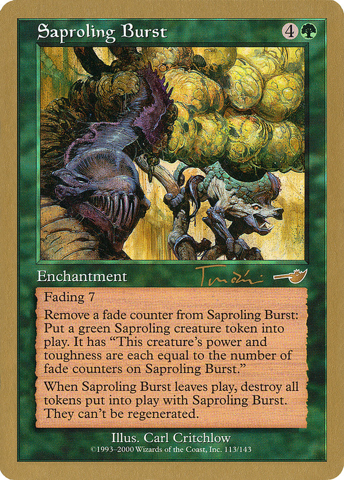 Saproling Burst (Jan Tomcani) [World Championship Decks 2001] | Yard's Games Ltd