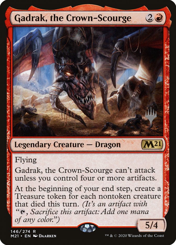 Gadrak, the Crown-Scourge (Promo Pack) [Core Set 2021 Promos] | Yard's Games Ltd