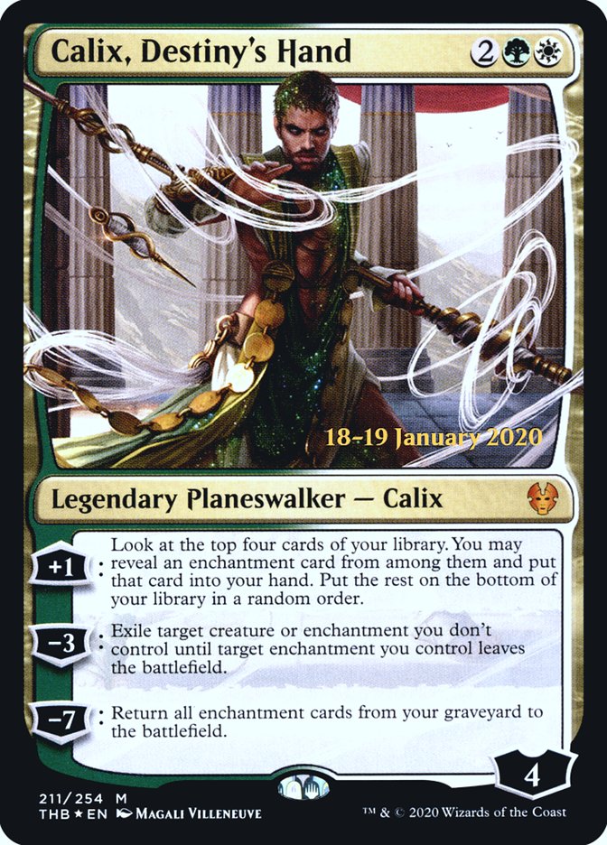 Calix, Destiny's Hand [Theros Beyond Death Prerelease Promos] | Yard's Games Ltd