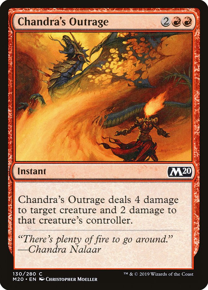 Chandra's Outrage [Core Set 2020] | Yard's Games Ltd