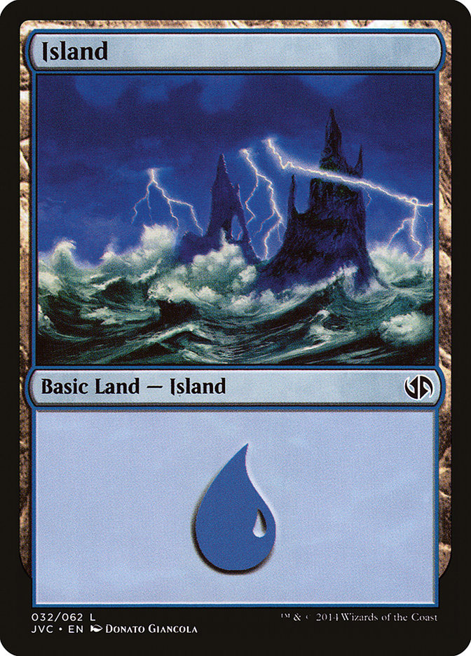 Island (32) [Duel Decks Anthology] | Yard's Games Ltd