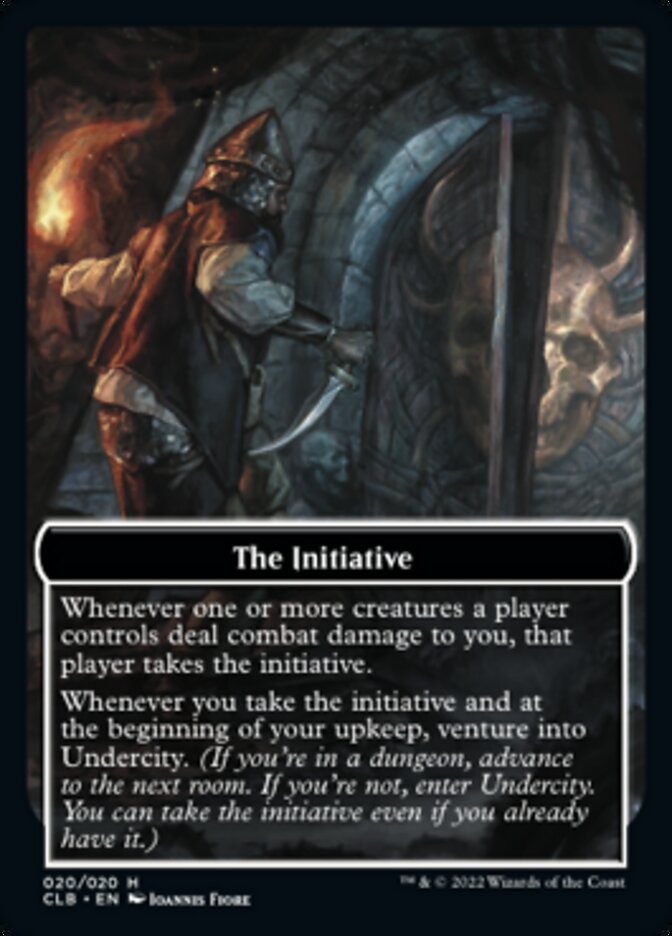 The Initiative // Undercity Double-Sided Token [Commander Legends: Battle for Baldur's Gate Tokens] | Yard's Games Ltd