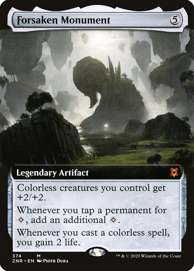 Forsaken Monument (Extended Art) [Zendikar Rising] | Yard's Games Ltd