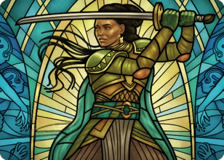 Shanna, Purifying Blade Art Card 2 [Dominaria United Art Series] | Yard's Games Ltd