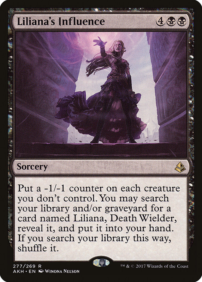 Liliana's Influence [Amonkhet] | Yard's Games Ltd