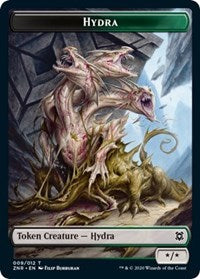 Hydra // Illusion Double-Sided Token [Zendikar Rising Tokens] | Yard's Games Ltd