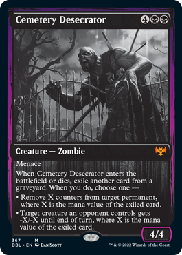 Cemetery Desecrator [Innistrad: Double Feature] | Yard's Games Ltd