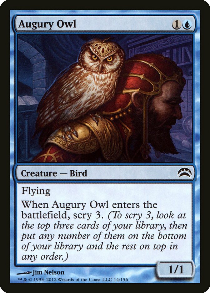 Augury Owl [Planechase 2012] | Yard's Games Ltd