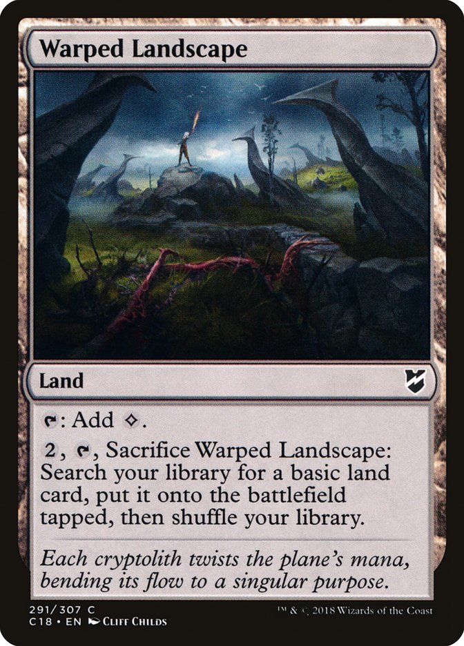 Warped Landscape [Commander 2018] | Yard's Games Ltd