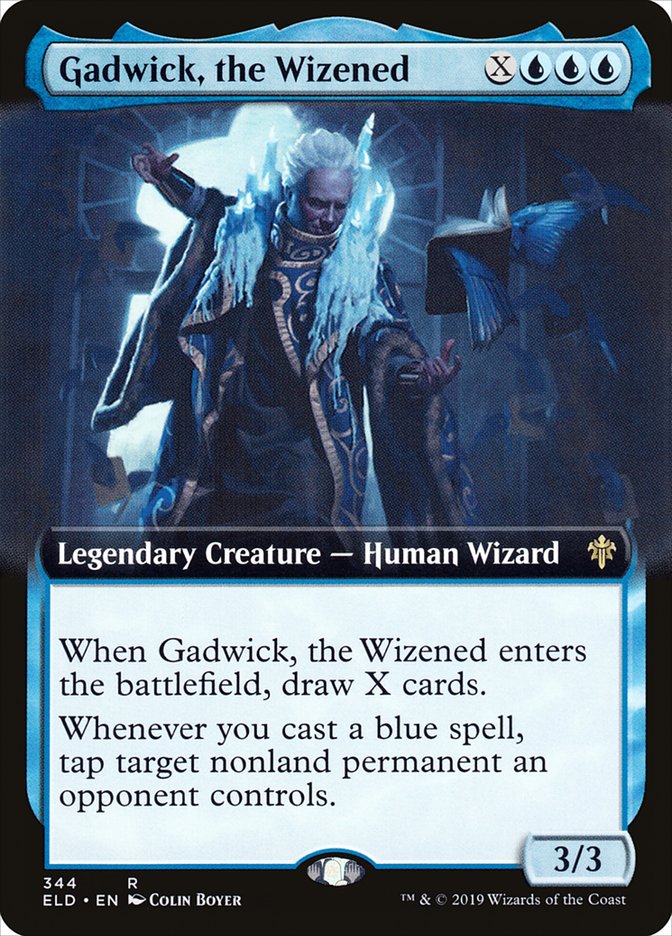 Gadwick, the Wizened (Extended Art) [Throne of Eldraine] | Yard's Games Ltd