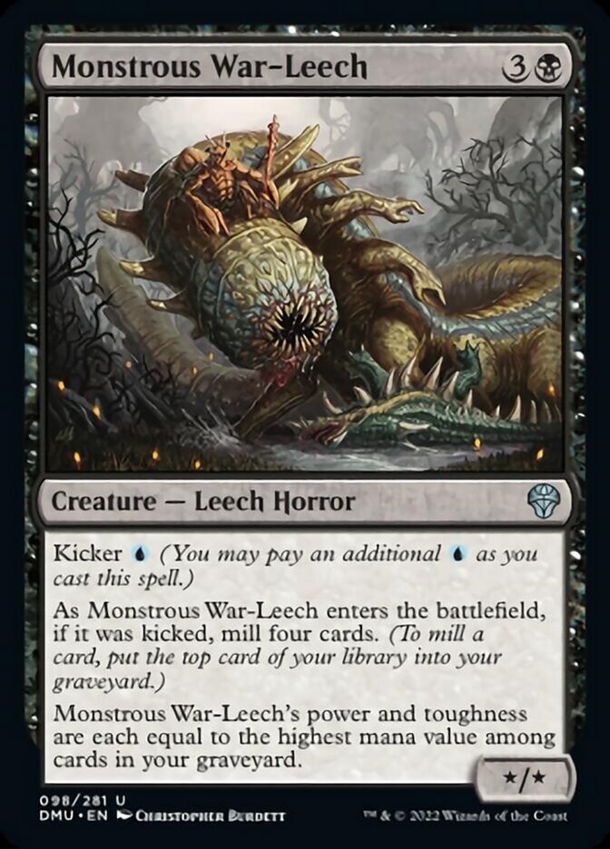 Monstrous War-Leech [Dominaria United] | Yard's Games Ltd