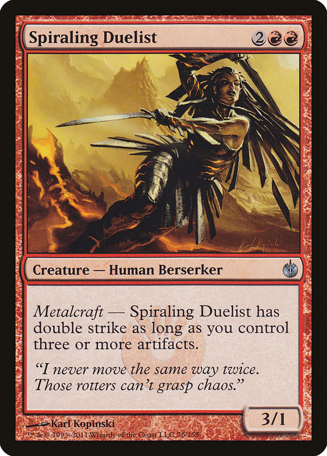 Spiraling Duelist [Mirrodin Besieged] | Yard's Games Ltd