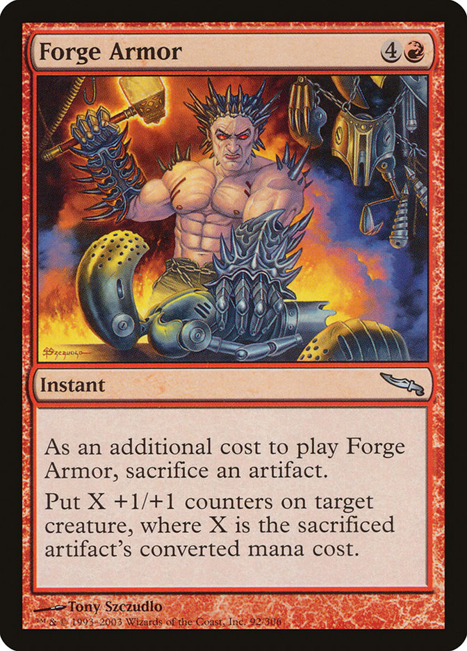 Forge Armor [Mirrodin] | Yard's Games Ltd