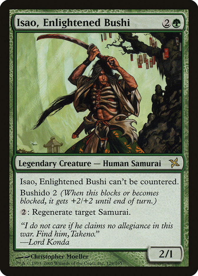 Isao, Enlightened Bushi [Betrayers of Kamigawa] | Yard's Games Ltd