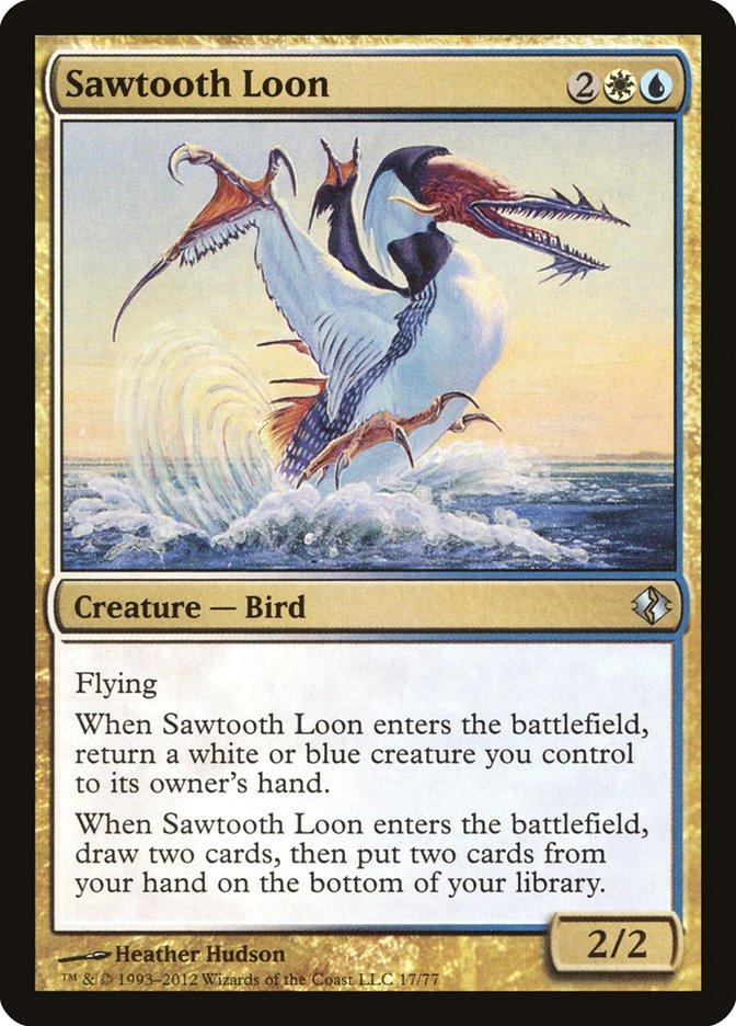 Sawtooth Loon [Duel Decks: Venser vs. Koth] | Yard's Games Ltd