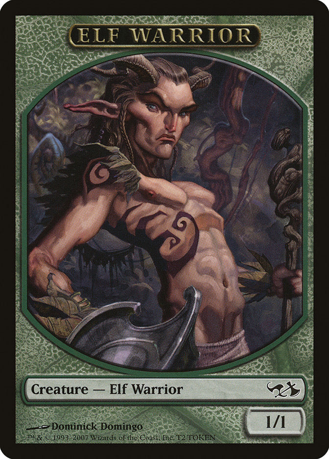 Elf Warrior Token [Duel Decks: Elves vs. Goblins Tokens] | Yard's Games Ltd