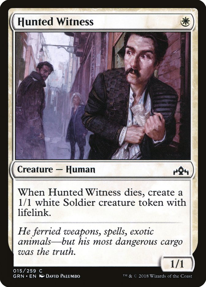 Hunted Witness [Guilds of Ravnica] | Yard's Games Ltd