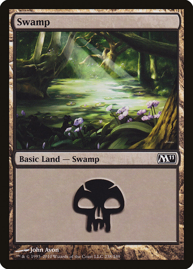 Swamp (238) [Magic 2011] | Yard's Games Ltd