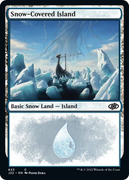 Snow-Covered Island [Jumpstart 2022] | Yard's Games Ltd