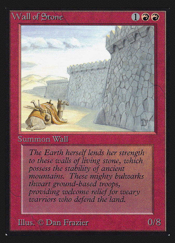 Wall of Stone [Collectors' Edition] | Yard's Games Ltd