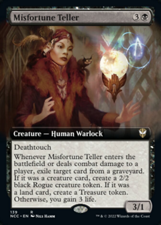 Misfortune Teller (Extended Art) [Streets of New Capenna Commander] | Yard's Games Ltd