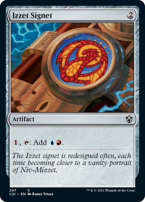 Izzet Signet [Commander 2021] | Yard's Games Ltd