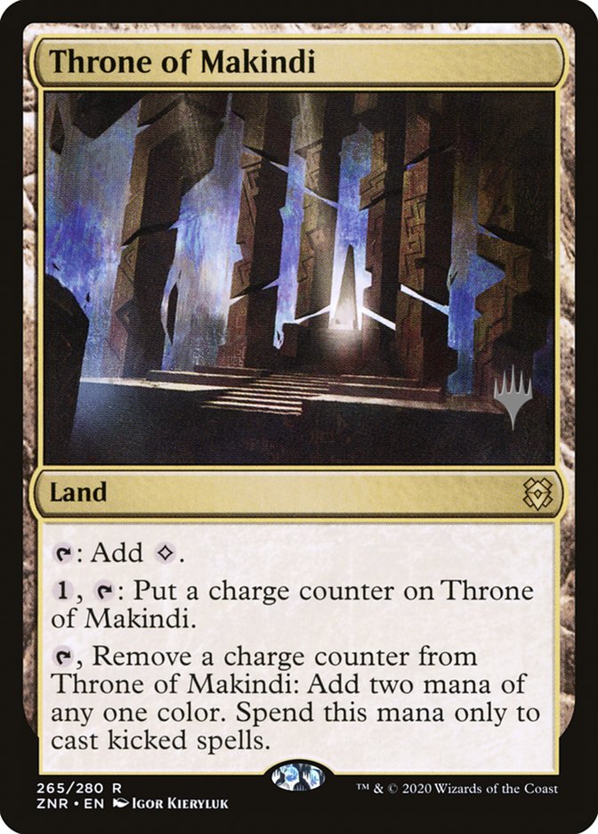 Throne of Makindi (Promo Pack) [Zendikar Rising Promos] | Yard's Games Ltd