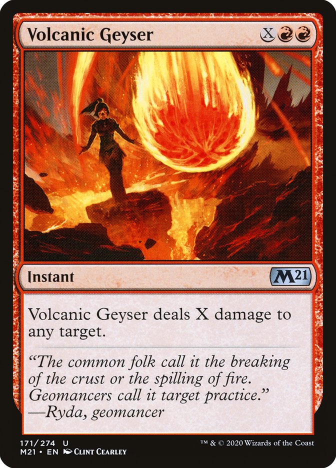 Volcanic Geyser [Core Set 2021] | Yard's Games Ltd