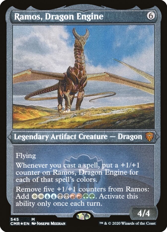 Ramos, Dragon Engine (Etched) [Commander Legends] | Yard's Games Ltd