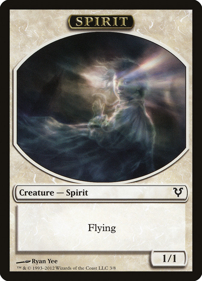 Spirit Token (3/8) [Avacyn Restored Tokens] | Yard's Games Ltd