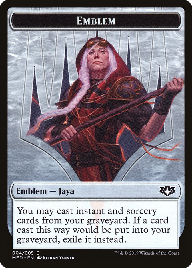 Jaya Ballard Emblem [Mythic Edition Tokens] | Yard's Games Ltd