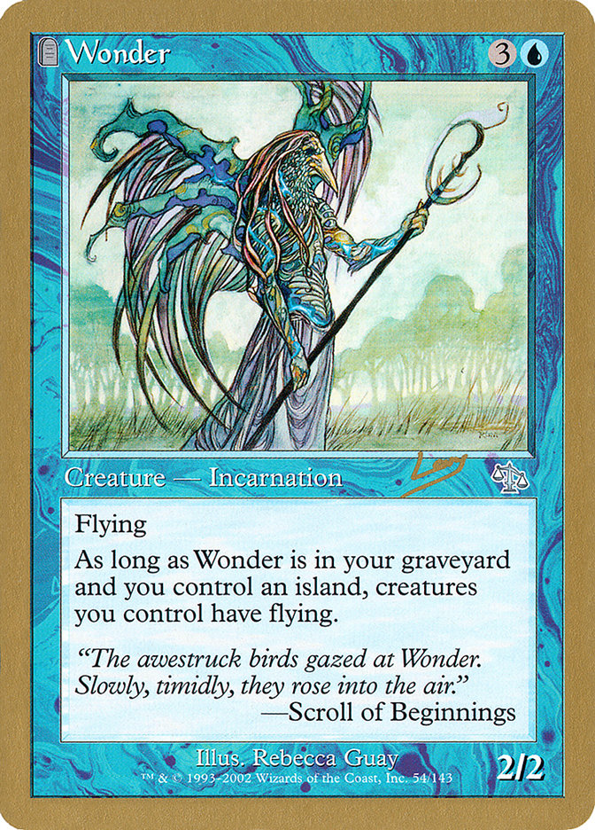 Wonder (Raphael Levy) [World Championship Decks 2002] | Yard's Games Ltd