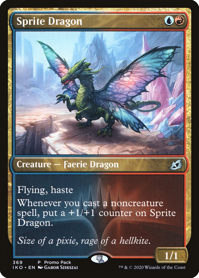 Sprite Dragon (Promo Pack) [Ikoria: Lair of Behemoths Promos] | Yard's Games Ltd