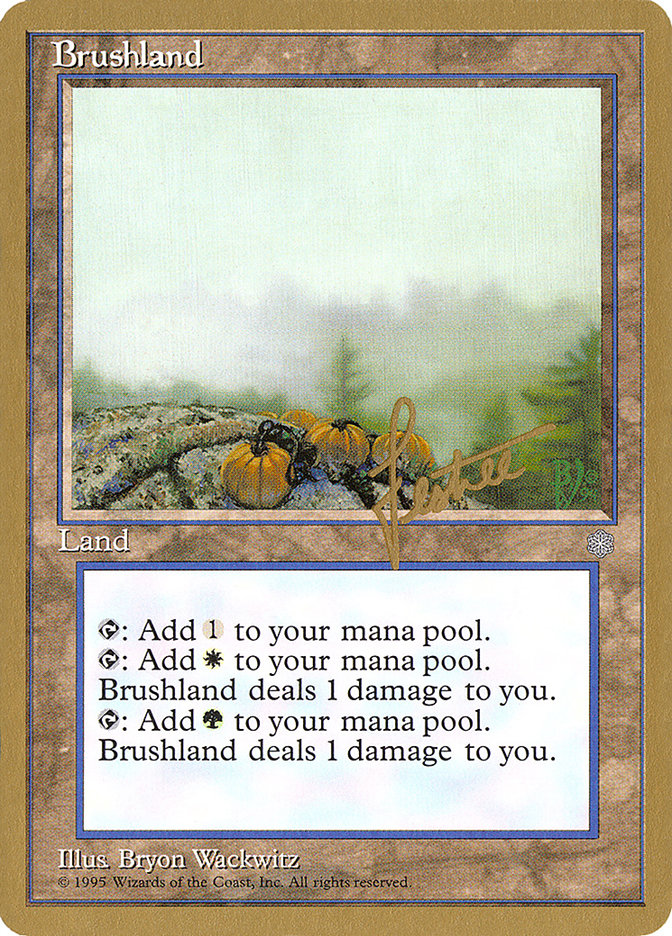 Brushland (Bertrand Lestree) [Pro Tour Collector Set] | Yard's Games Ltd