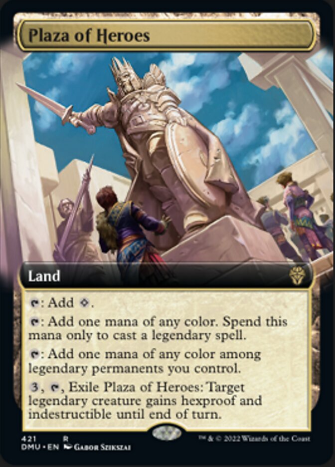 Plaza of Heroes (Extended Art) [Dominaria United] | Yard's Games Ltd