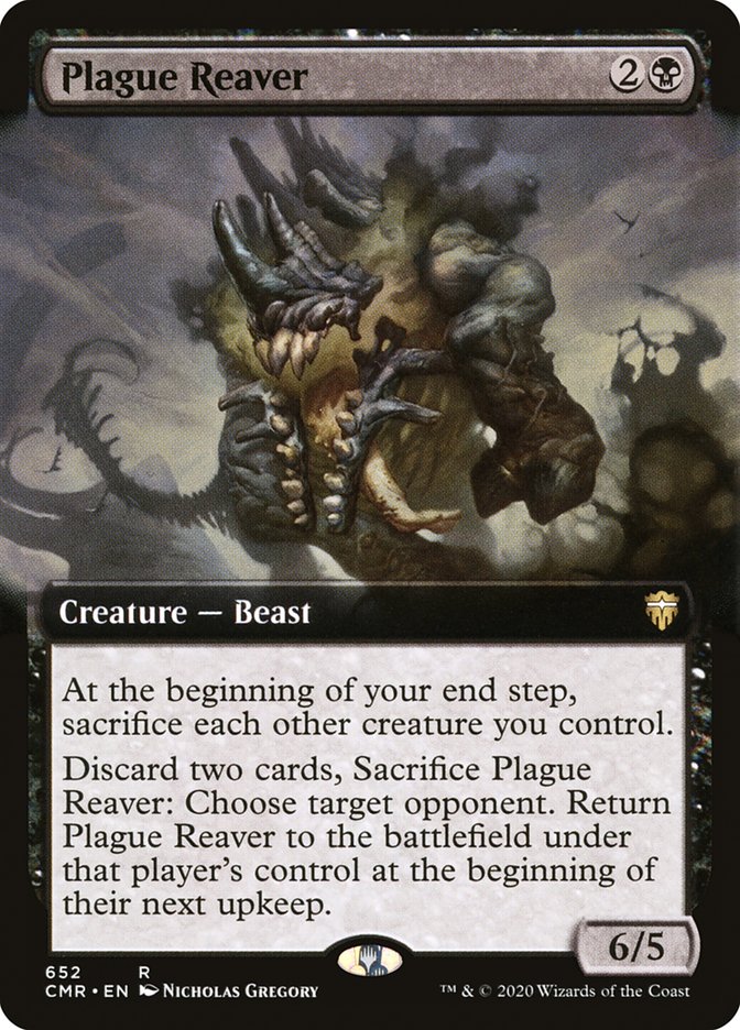 Plague Reaver (Extended Art) [Commander Legends] | Yard's Games Ltd