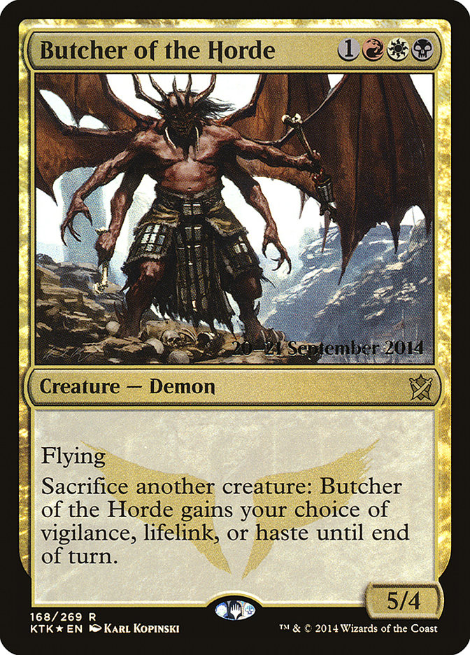 Butcher of the Horde [Khans of Tarkir Prerelease Promos] | Yard's Games Ltd