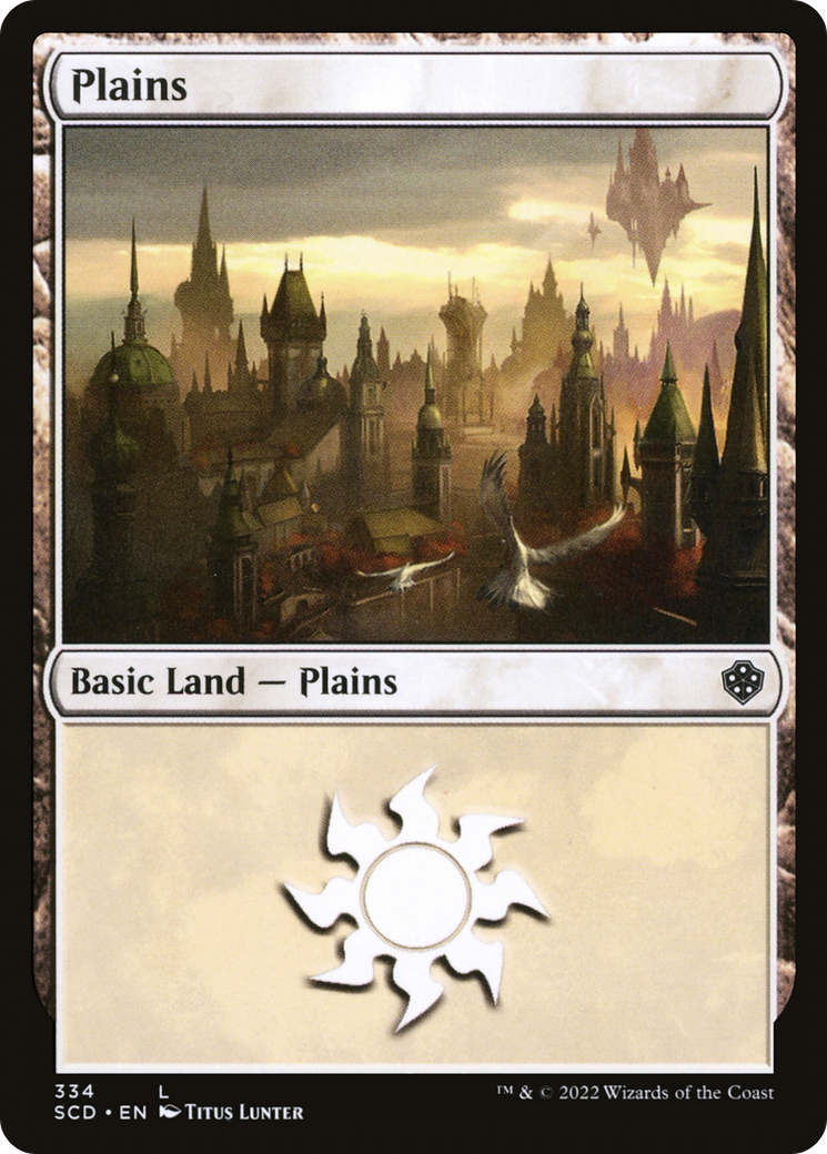 Plains (334) [Starter Commander Decks] | Yard's Games Ltd