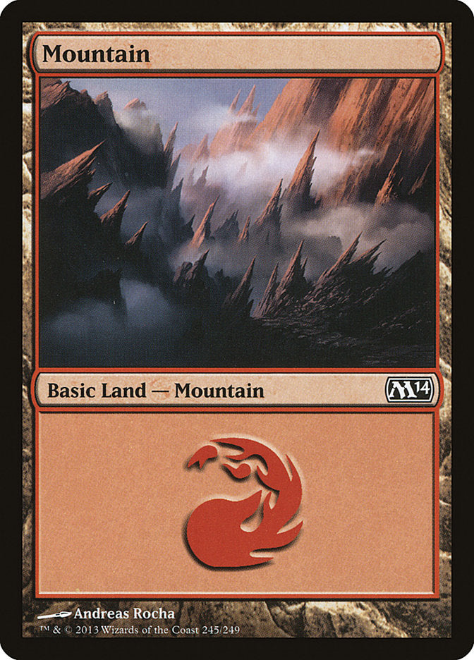 Mountain (245) [Magic 2014] | Yard's Games Ltd