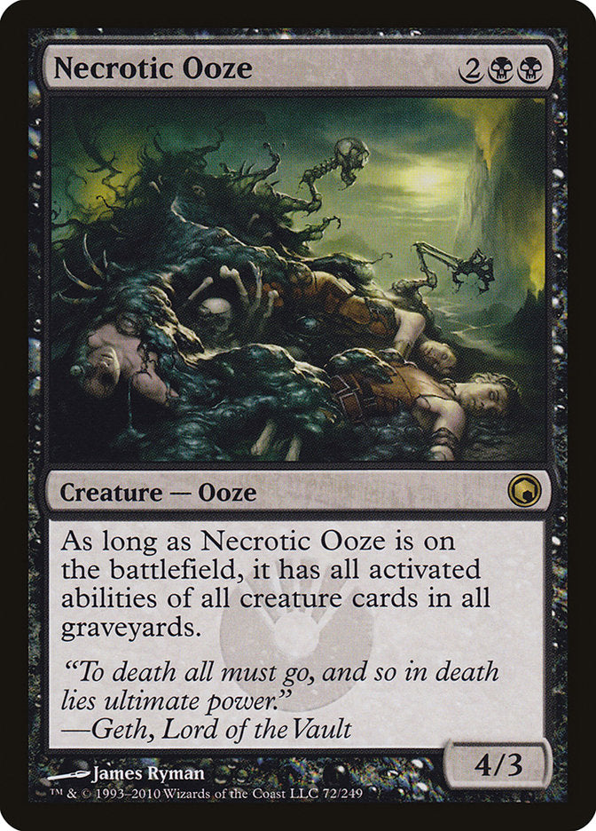 Necrotic Ooze [Scars of Mirrodin] | Yard's Games Ltd