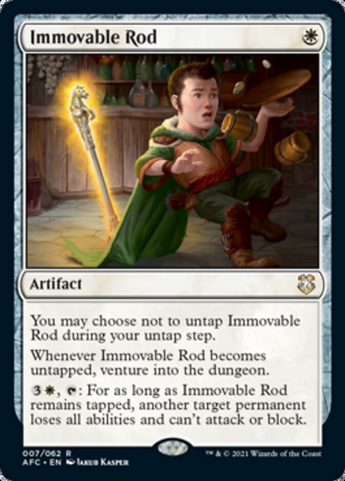 Immovable Rod [Dungeons & Dragons: Adventures in the Forgotten Realms Commander] | Yard's Games Ltd