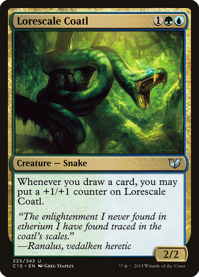 Lorescale Coatl [Commander 2015] | Yard's Games Ltd