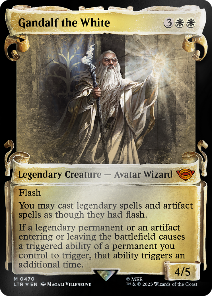 Gandalf the White [The Lord of the Rings: Tales of Middle-Earth Showcase Scrolls] | Yard's Games Ltd