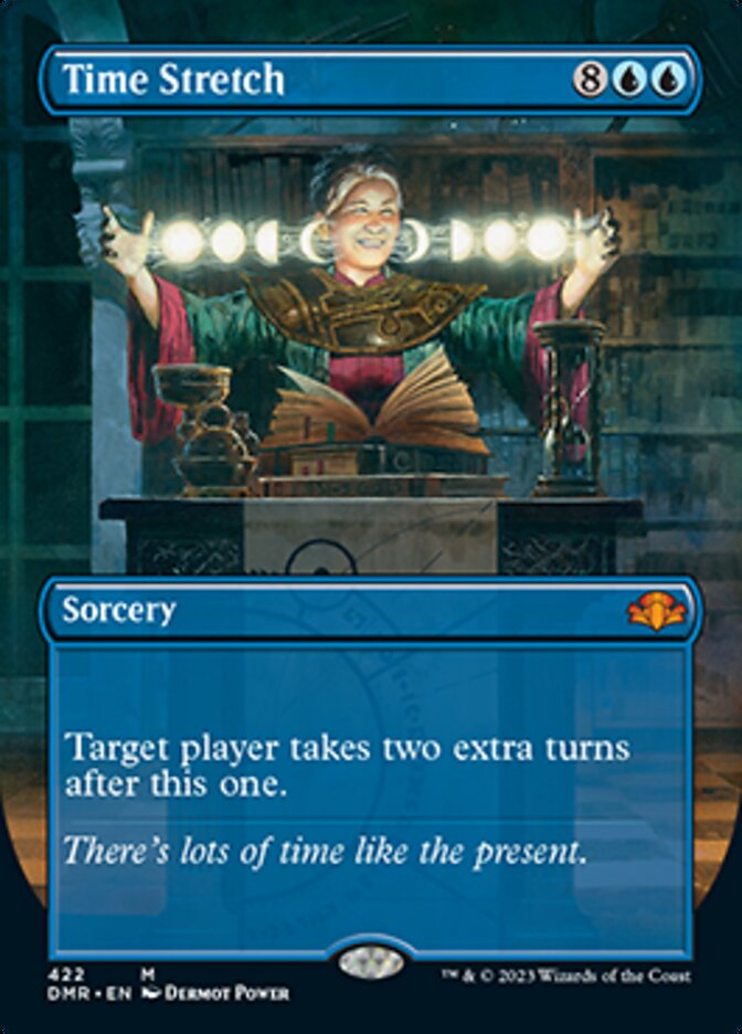 Time Stretch (Borderless Alternate Art) [Dominaria Remastered] | Yard's Games Ltd