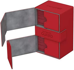 Ultimate Guard Deck Case Twin Flip N Tray 160+ Standard Xenoskin Red | Yard's Games Ltd